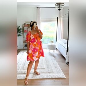 Vibrant Floral Women's Blouse